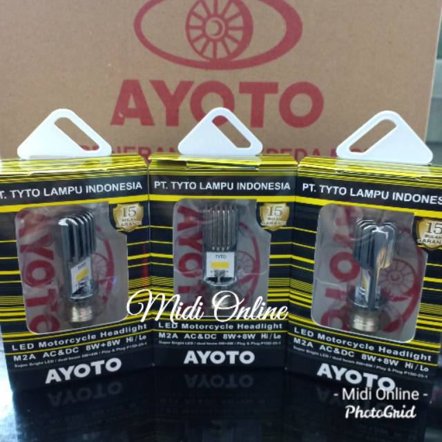 Lampu Led Utama Motor H6 - Lampu Depan AYOTO 2 Sisi - Lampu Utama Led Ayoto 2Sisi