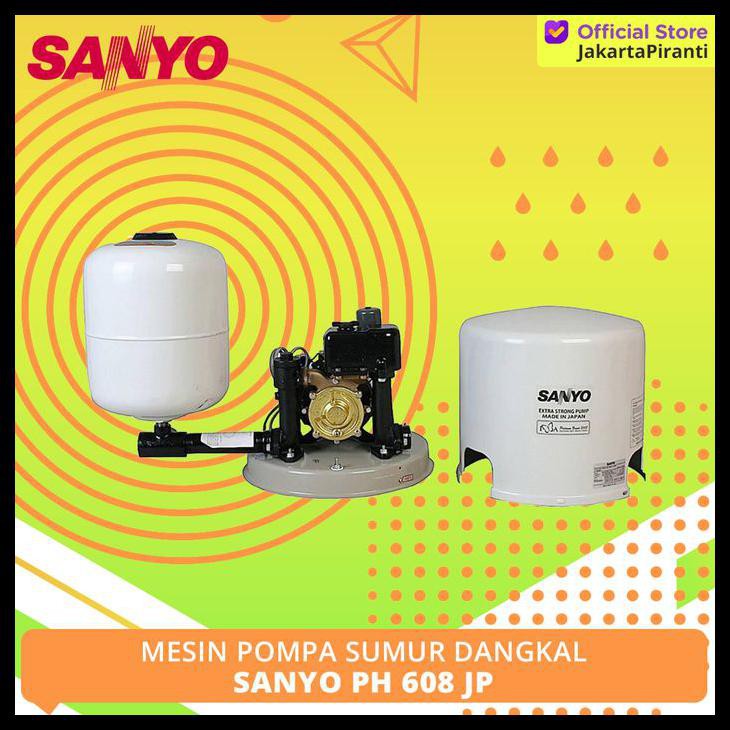 POMPA SUMUR DANGKAL SANYO PH 608 JP (POMPA DORONG SANYO)