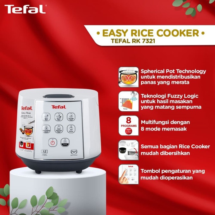 TEFAL EASY RICE RK 7321 - RK7321 / 1,8 LITER Rice Cooker Tefal