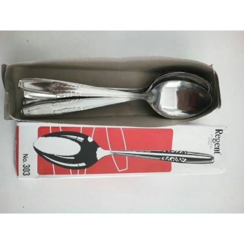 1 Lusin (12pcs) Sendok Makan REGENT 303 Stainless Steel