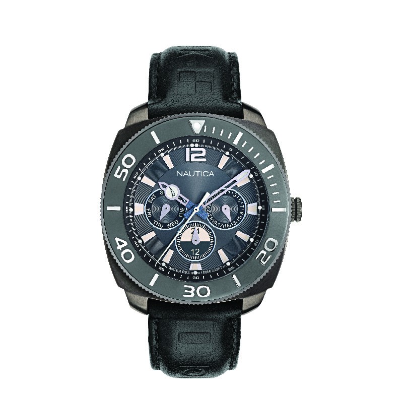Nautica jam tangan pria Bal Harbour NAPBHS903 hitam