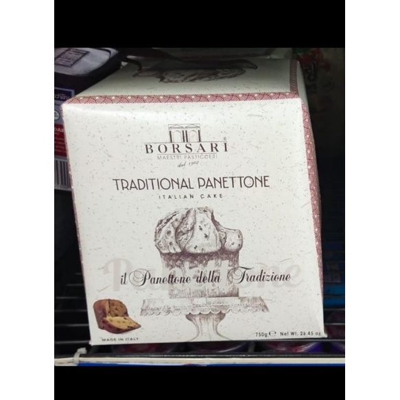 

borsari tradisional panettone Italian cake 750gr