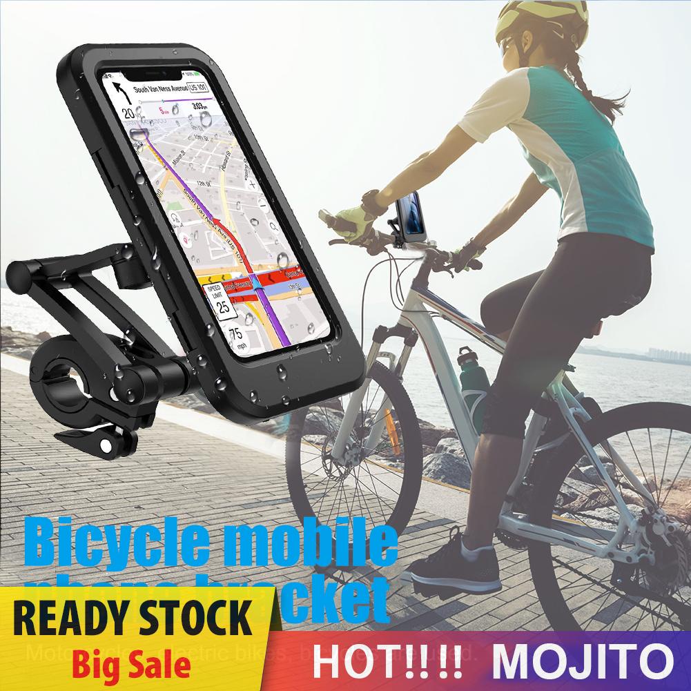 Bracket Holder Handphone Anti Air Dapat Berputar 360 Derajat Untuk Sepeda