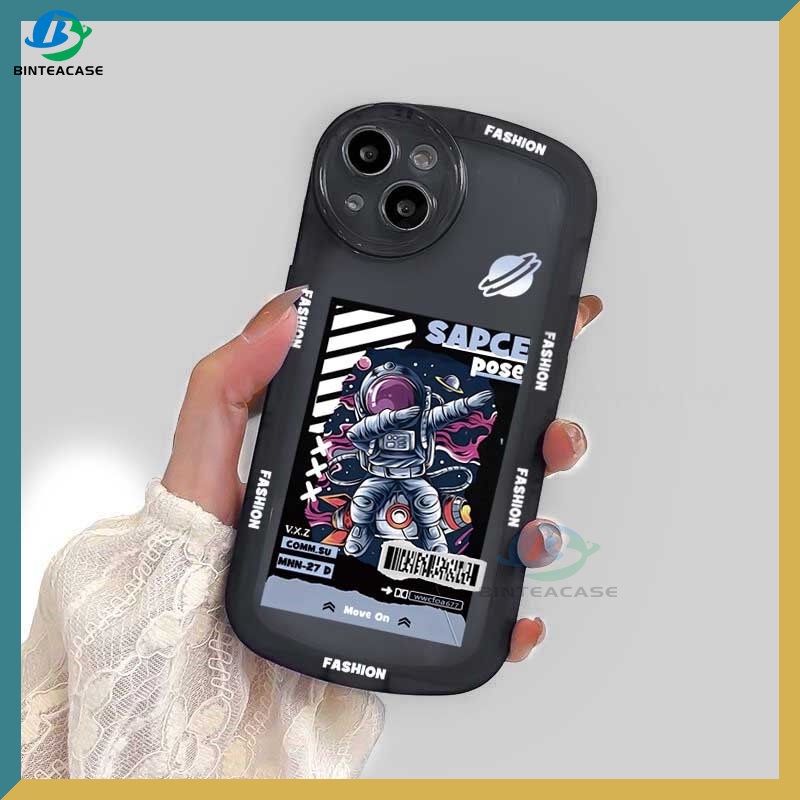 Case Bahan TPU Desain Astronot Luar Angkasa Untuk IPhone 11 11 Pro 11 Pro MAX 12 12 Pro 12 Pro MAX X XR XS MAX 6 6S 7 8 Plus