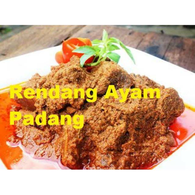 

Rendang daging ayam negri