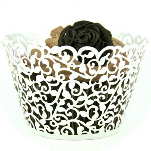 Cup cake wrapper laser cut