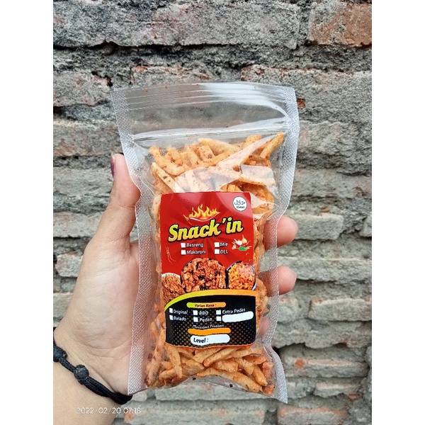 

(COD) BASRENG STIK GURIH PEDAS DAUN JERUK 100GR JAJANAN CEMILAN RINGAN MURAH