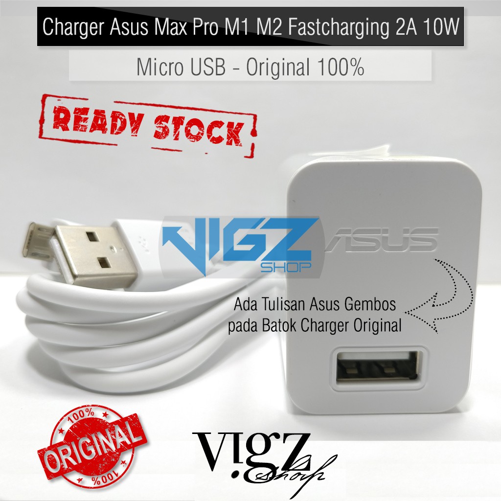 Charger Asus Max Pro M1 M2 Micro USB Fast Charging 2A 10W Original 100%