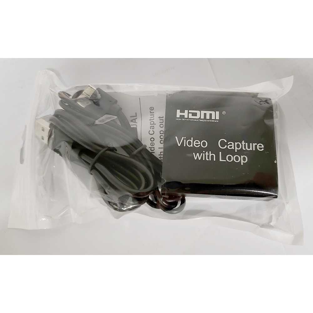 IDN TECH - ALLOYSEED HDMI Video Capture Card Adapter Record Box USB2.0 4K RU901