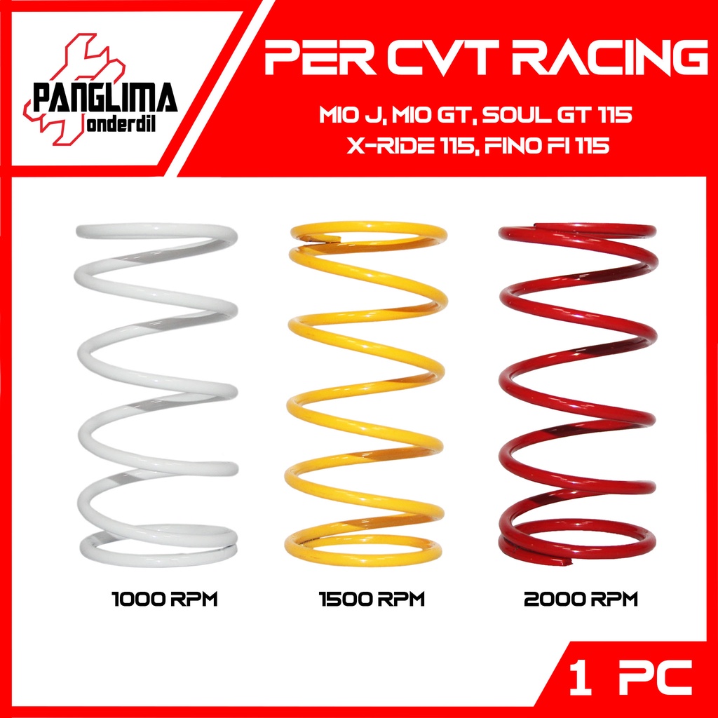 Per CVT Racing 1000-1500-2000 RPM Yamaha Mio Soul-GT &amp; Fino FI-F1 115 &amp; Soul GT 115 Lama &amp; X-Ride 115 Old Pir-Ver-Peer Puly-Pully-Pulli-Puli