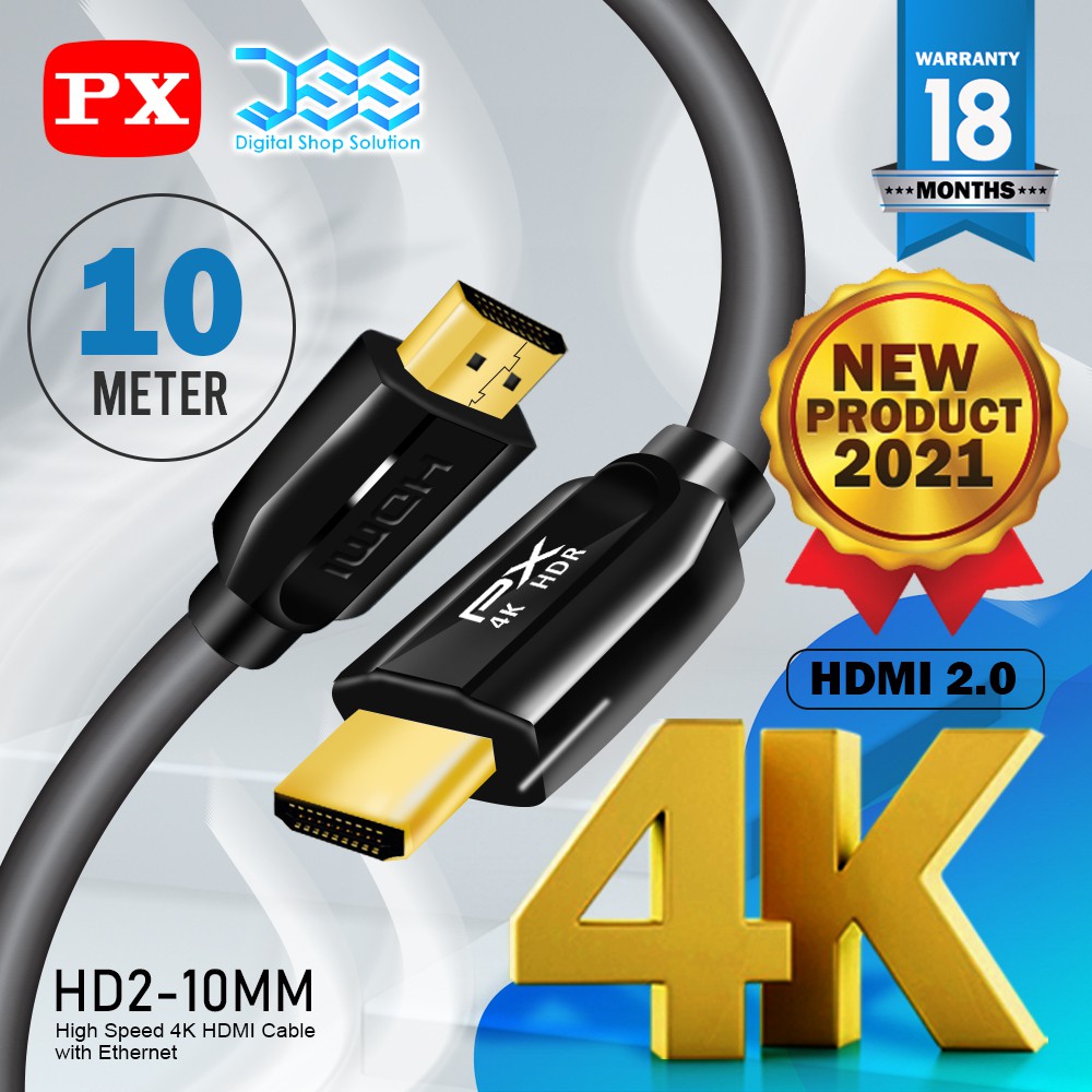 Kabel HDMI 4K HDR ARC HDMI Cable Ethernet 10 meter PX HD2-10MM