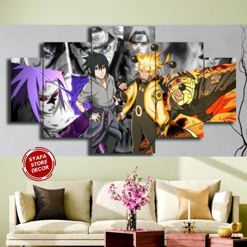 HIASAN DINDING POSTER ANIME 1 SET Naruto Shippuden - Walldecor anime Naruto Shippuden - Syafa Store 