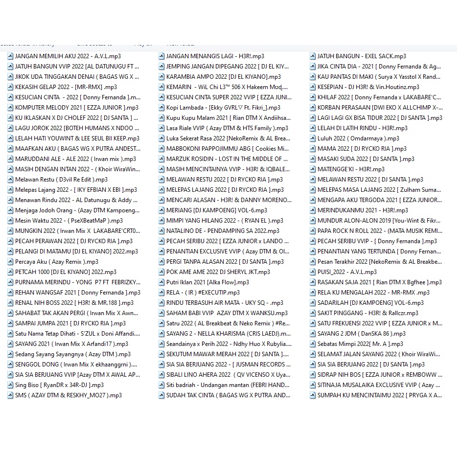 Breakbeat Kota 2022 - Bahan Dj Mixing