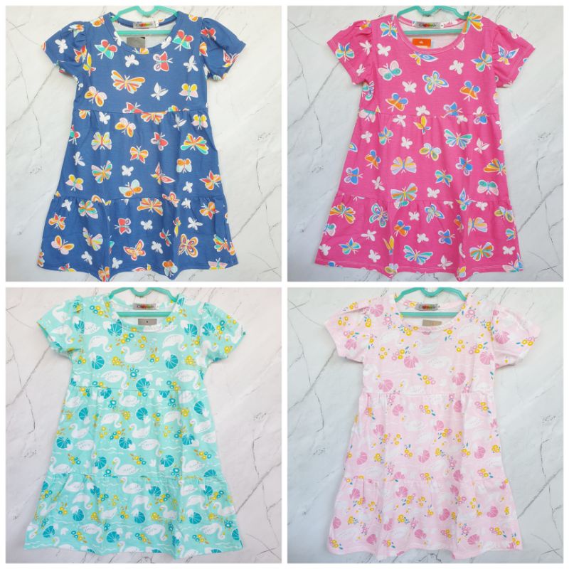 Dress Kaos Cotton Chameelo Anak Perempuan