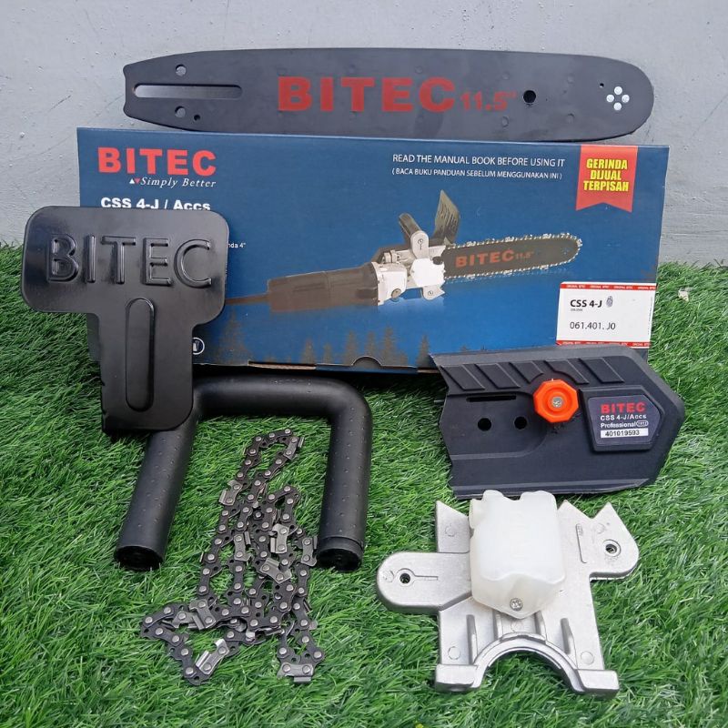 Adaptor Mini Chainsaw 11.5" BITEC Mesin Gerinda Chainsaw Potong Kayu BITEC Murah Berkualitas Kokoh