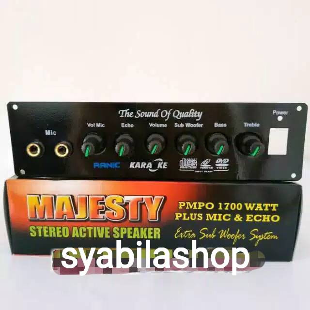 Kit Power Speaker Aktif Karaoke MAJESTY