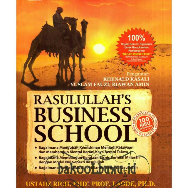 BUKU RASULULLAH'S BUSINESS SCHOOL MURAH BARU SEGEL