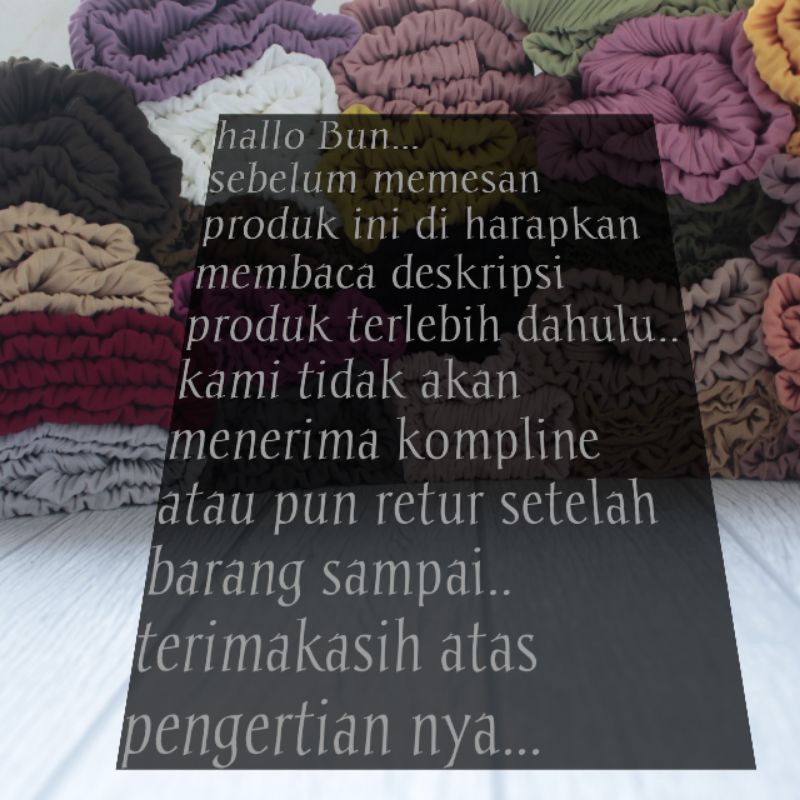 PASMINAH PLISKET PREM / PLEATED SHAWL