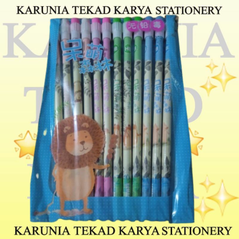 

Pensil HB Fancy ( isi 12 per set)