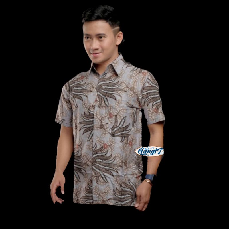 KEMEJA BATIK PRIA LENGAN PENDEK BIG SIZE JUMBO M.L.XL.XXL.3L.4L.5L.6L.7L.8L.9L.10L