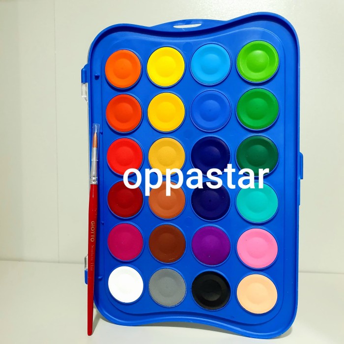 

(TERLARIS) Giotto Acquerelli 24 Warna (Water Colour / Cat Air) / Watercolour)