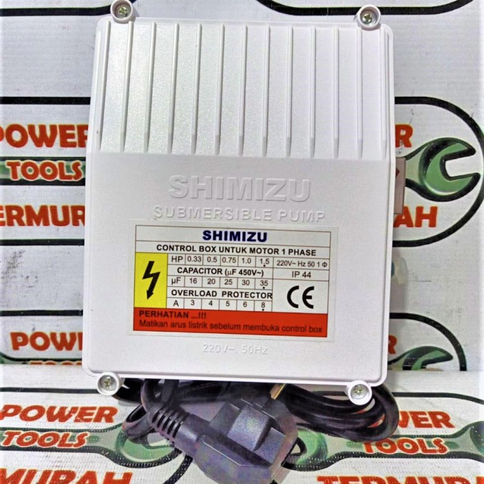 Control Box SHIMIZU SPG20-333K 1.5 HP Submersible Pompa Celup 3" 1,5