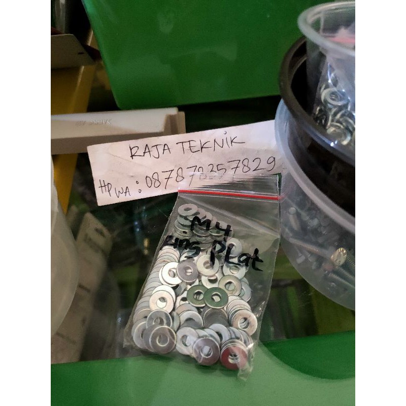 Ring plat M4 galvanis / ring per m4 kunci 6 / ringplat m4 / ringper m4 ring per 4 ring per 4 ring pl