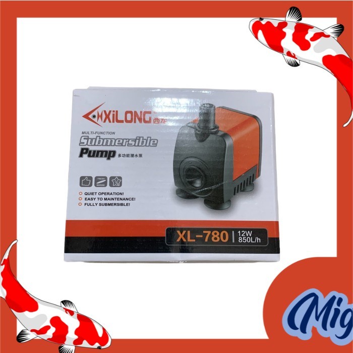pompa mini power head aquarium aquascape XILONG XL 780 pompa air mini