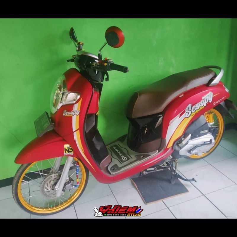 STRIPING SCOOPY NEW TRANSPARAN SIMPLE