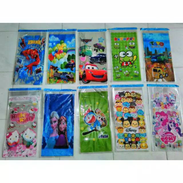 

Plastik Snack Ulang Tahun Sedang / Plastik Souvenir 20X40CM / Plastik OPP Ukuran Sedang