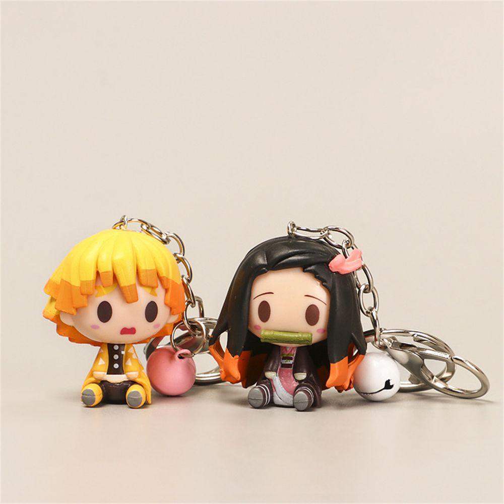 Gantungan Kunci Bentuk Anime Demon Slayer Kimetsu No Yaiba Untuk Hadiah
