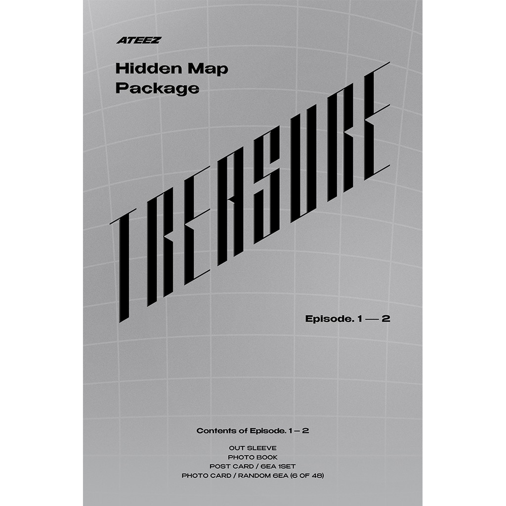 ATEEZ Photo Book TREASURE : Hidden Map Package