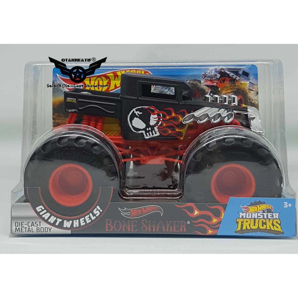 Hot Wheels Monster Trucks 1-24 Bone Shaker Black