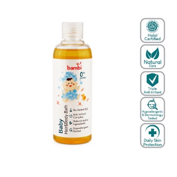 BAMBI Baby Hair &amp; Body Bath 2in1 100ml 200ml