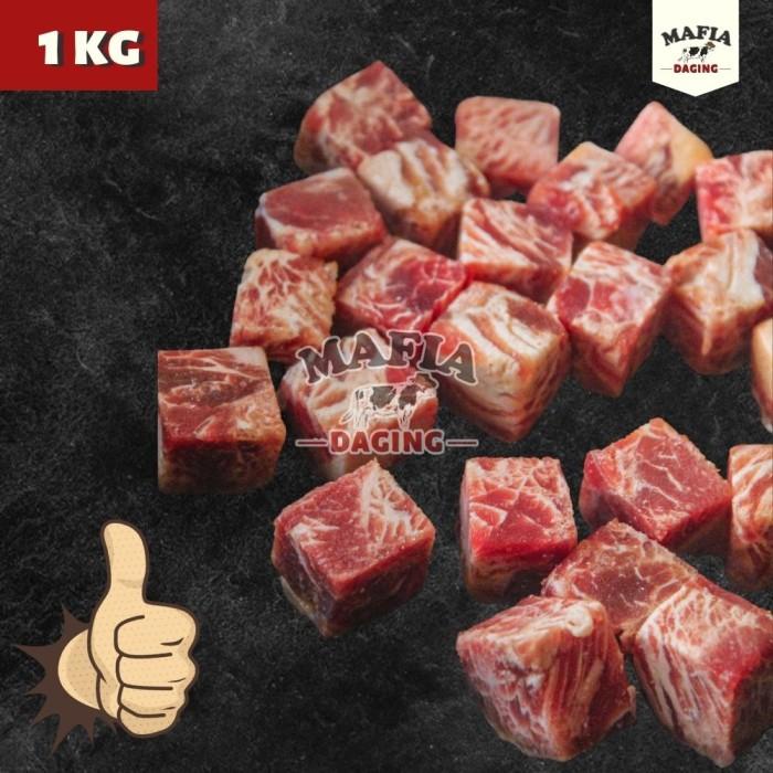 

Steak | Harga Spesial!!! Saikoro Beef Wagyu Meltik Premium 1 Kg
