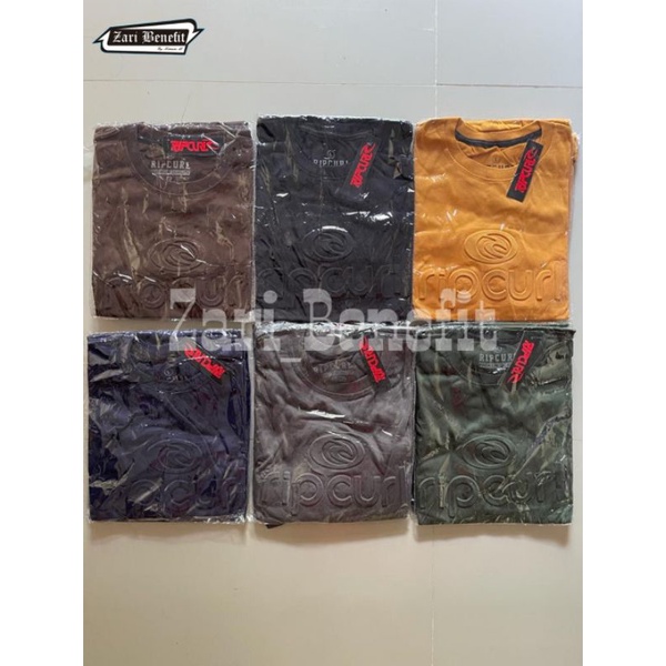 KAOS PRIA / T-SHRIT RIPCURL / KAOS DISTRO / KAOS PRIA TULISAN TIMBUL / KAOS EMBOS / KAOS PENDEK / KA
