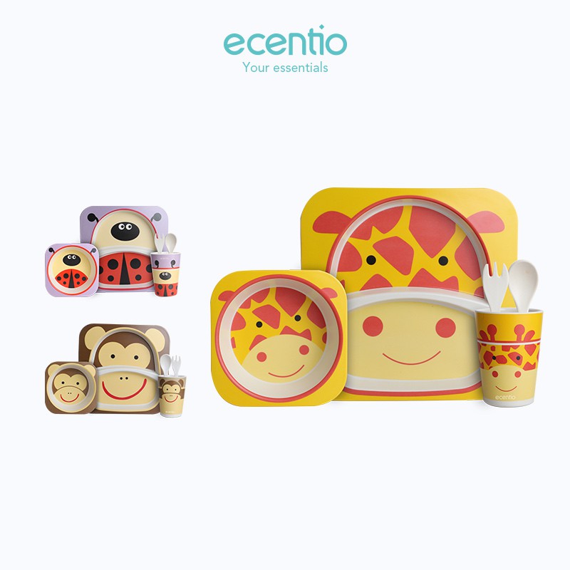 

Ecentio Kotak Makan Anak Set Dengan Cangkir Dan Sendok Grapu Gratis Berbahan Plastik BPA Free
