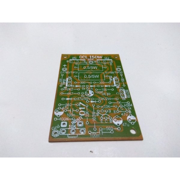 PCB Power Amplifier OCL 150 Watt Mono