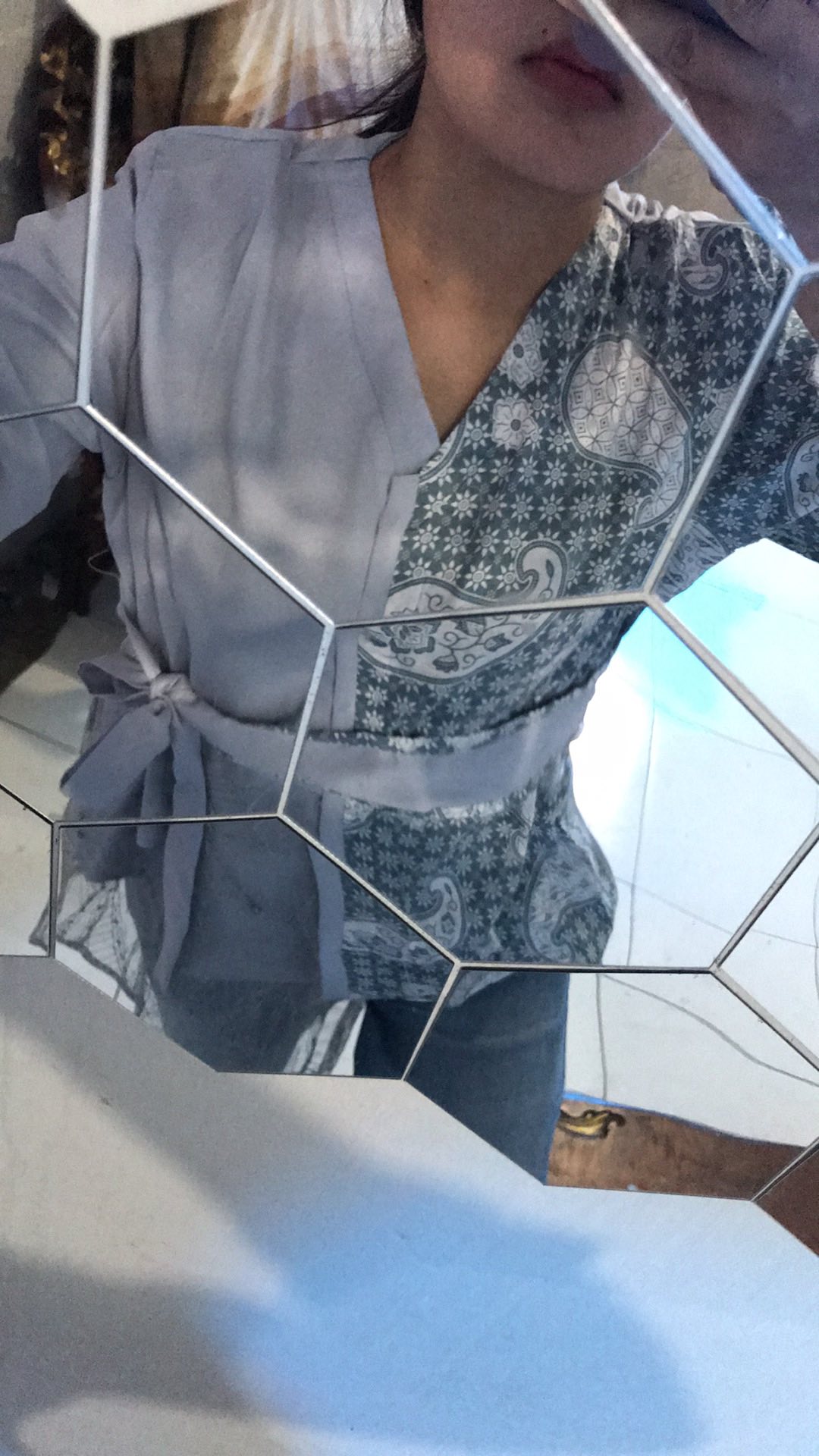 Tey-17 Batik Wanita Asj Sa Hrb026 Kenongo Kemeja Tosca Pendek