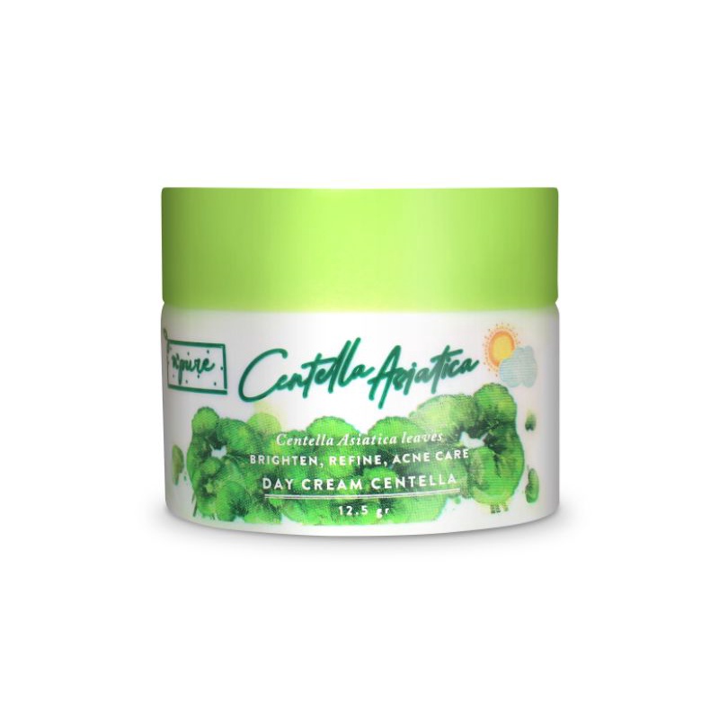 NPURE Day and Night Cream Centella Asiatica krim siang dan malam centella cica (Cica Series) 12.5gram brighten, repair, acne care leaves npure official