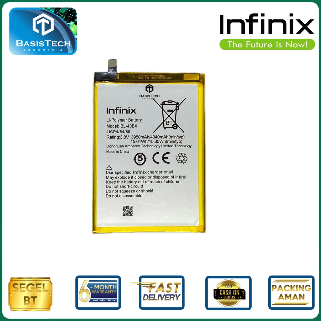 BATERAI INFINIX NOTE 2 - INFINIX X600 - BL-40BX - ORI99