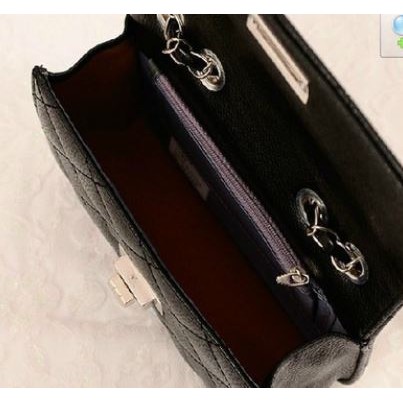 TAS SELEMPANG MALEA TA006B5 WANITA KULIT IMPORT HITAM MURAH RANTAI PREMIUM BATAM FASHION SLING BAG