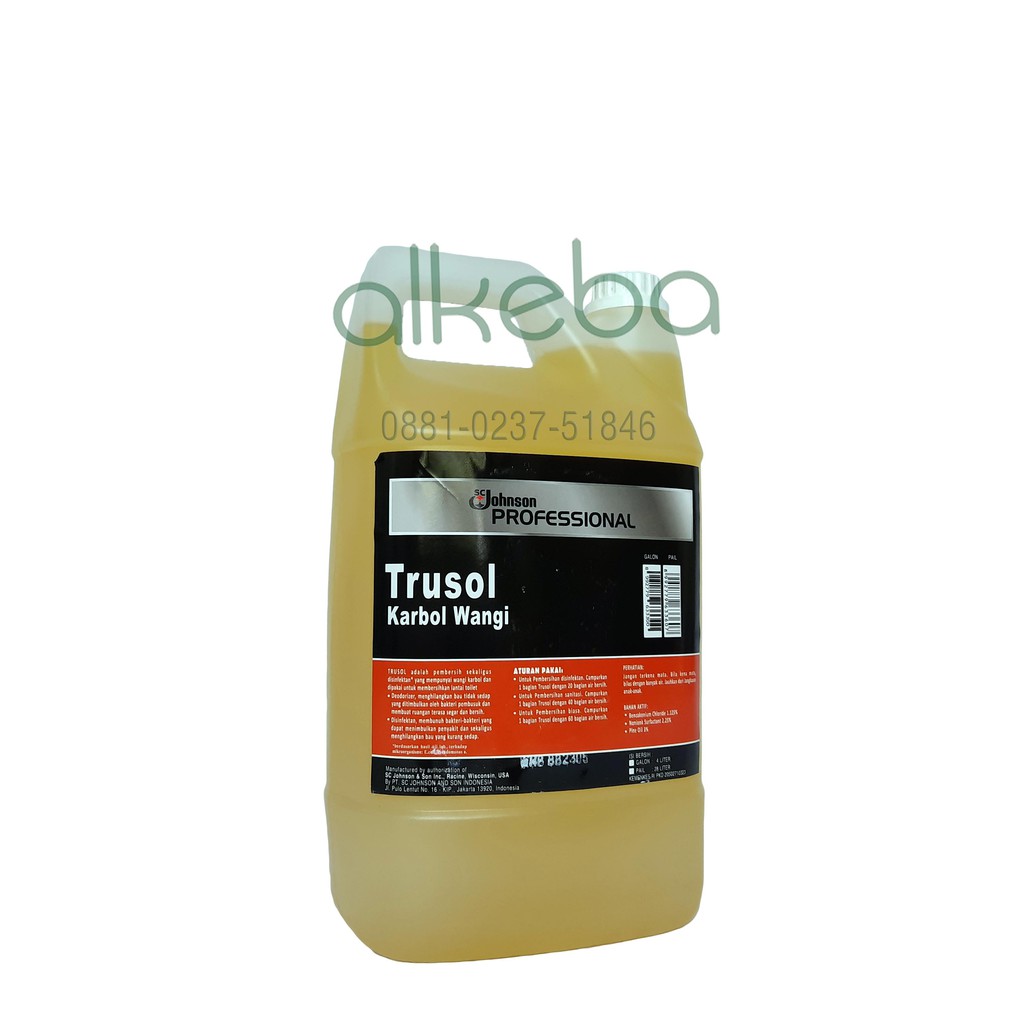 Pine Trusol - Pembersih disinfectant dengan wangi karbol Johnson/ Pembersih ruangan