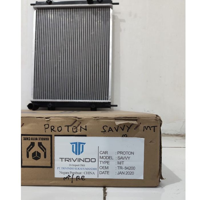 Radiator assy Proton Savvy Manual MT TR-84200 Trivindo