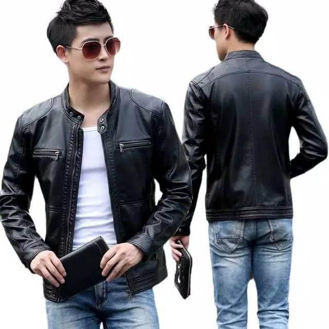 PREMIUM Jaket Kulit Asli Pria Elegant Brownie ARL 033 Silverstone RFLA Ariel NoAh 90