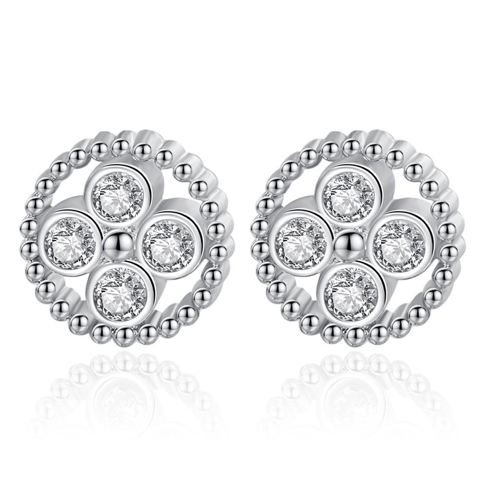 Anting Perak 925 Wanita Mata Malaikat Fashion Perhiasan/Subang Telinga anting perempuan