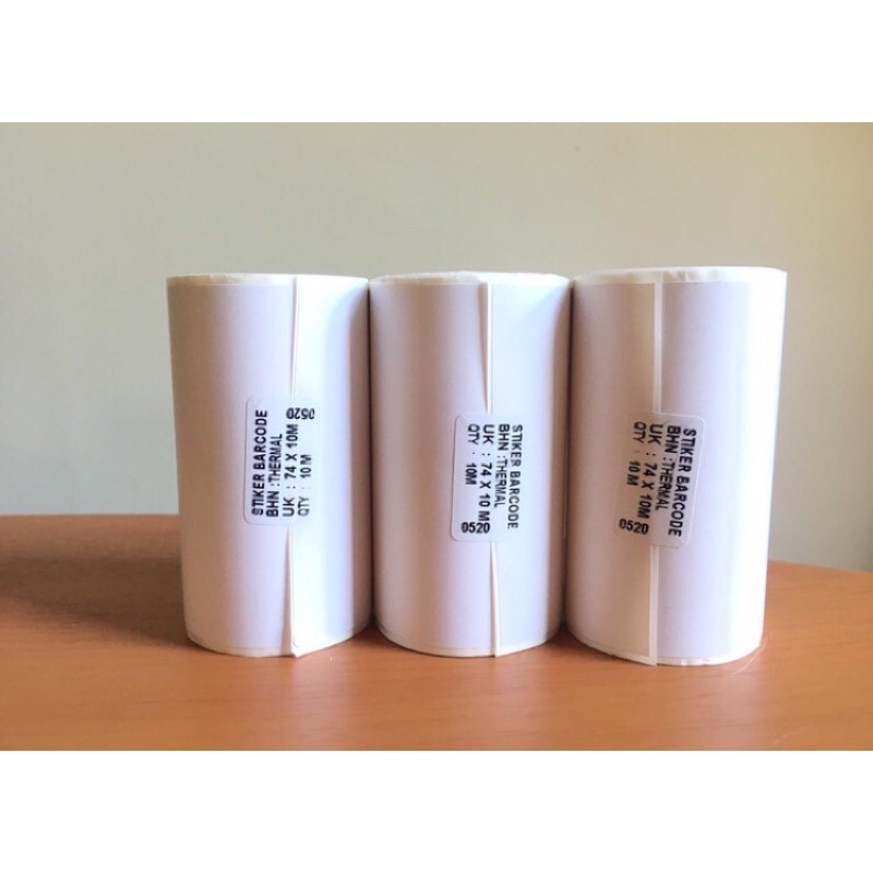 

STICKER LABEL 80MM NO GAP - STICKER THERMAL PRINTER BLUETOOTH 80MM