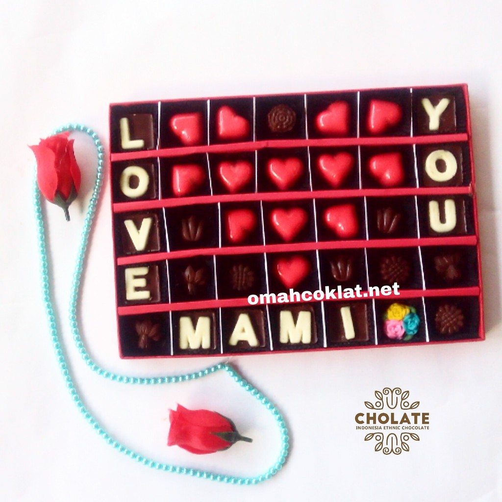 KADO HARI IBU MURAH COKLAT PRALINE SPESIAL CUSTOM