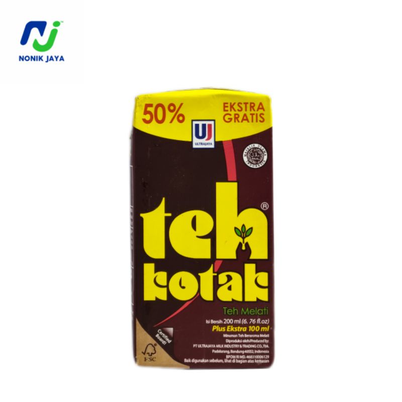 Teh Kotak Ultra isi 3 pcs @200 ml Plus Extra100 ml ( Lihat Deskripsi )