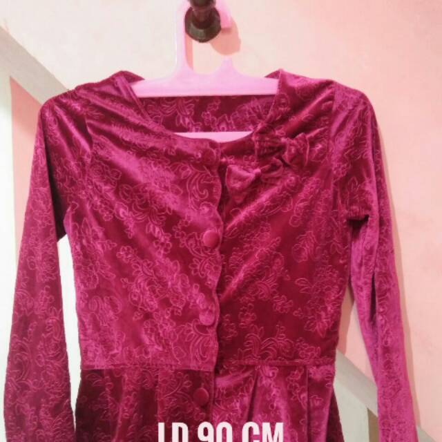Preloved Blezer Beludru Cantik